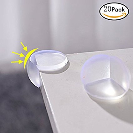 Kabi Baby Safety Proofing Caring Corners 20 Pack Clear Soft Guards Toddler Safe Protector