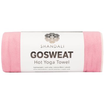 #1 Rated Hot Yoga Towel - Mat-Sized, Microfiber, Super Absorbent, Anti-slip, Injury Free, 26.5