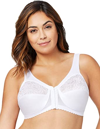 Glamorise Women's Full Figure MagicLift Front Close Support Bra #1200