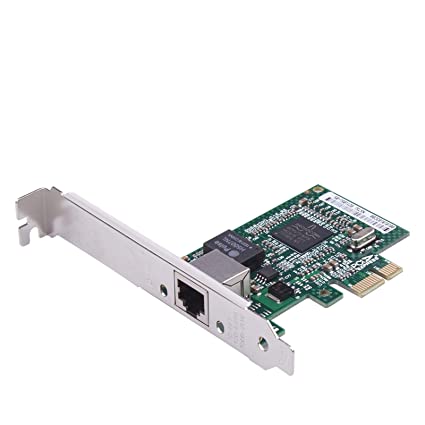 1G Gigabit Ethernet PCIE Converged Network Adapter(NIC) for Broadcom BCM5751 Chip, Single Copper RJ45 Port, PCI Express X1, Compare to Broadcom BCM5751-T1