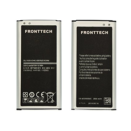 FrontTech 2800mAh OEM Battery For Samsung Galaxy S5 I9600 G900A G900F G870 (2 Batteries!)