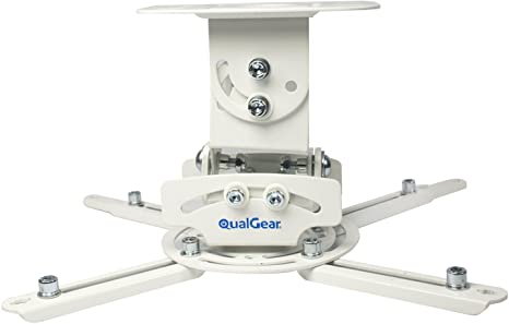 QualGear eHotCafe PRB-717-WHT Universal Projector Ceiling Mount
