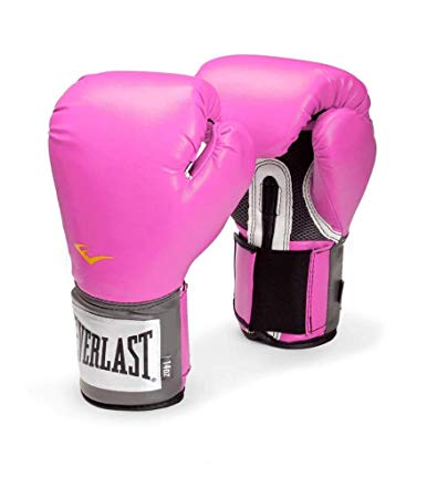 Everlast Pro Style Training 8-12oz Boxing Gloves in Pink for Women (12 oz)