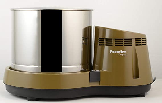 Premier Compact Table Top Wet Grinder - 2 Ltrs (Golden Olive Green)