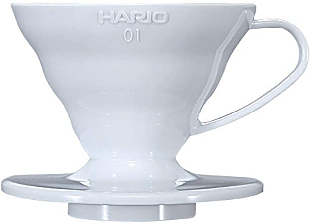 Hario V60 01 Coffee Dripper, White