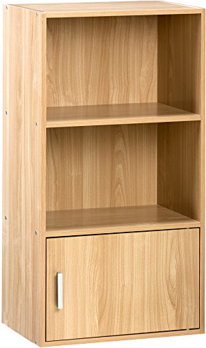 Comfort Products 50-6522OK Small Modern Bookshelf, Oak