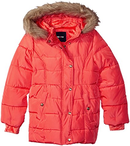 Limited Too Girls' Memory Coat with Baby Faux Fur Lining