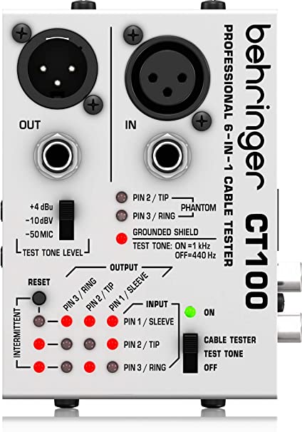 Behringer CT100 Professional 6-in-1 Cable Tester