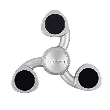 Tepoinn Fidget Spinner Fidget Hand Spinner with Ultra Fast Hybrid Ceramic Bearing, Plastic Finger Toy (Gold 5)