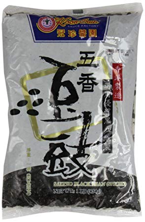 Chinese Douchi - Fermented Black Beans - 16 Oz Bag Each