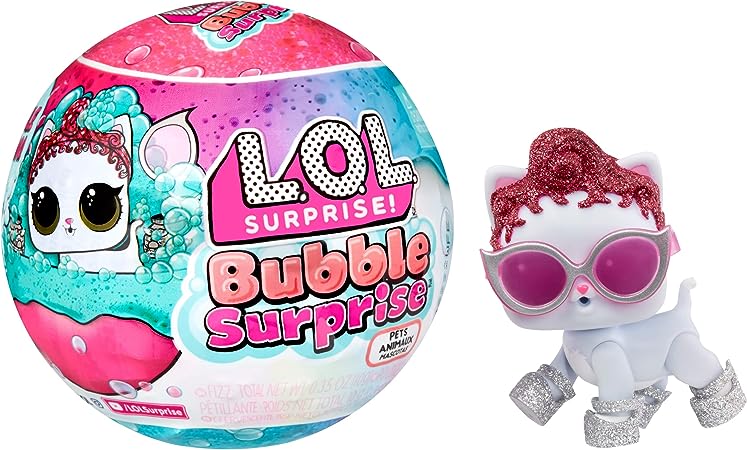 LOL Surprise Bubble Surprise Pets - Collectible Doll, Pet, Surprises, Accessories, Bubble Surprise Unboxing, Bubble Foam Reaction - Great Gift for Girls Age 4