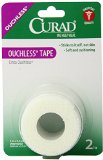 Curad Ouchless Self-Adhering Stretched First-Aid Tape 2 Inch x 23 Pack of 6