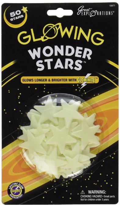 Great Explorations Glow In The Dark Wonder Stars (50 Stars)