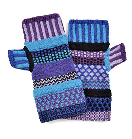 Solmate Socks, Mismatched Fingerless Mittens/Gloves for Women or Men, USA Made