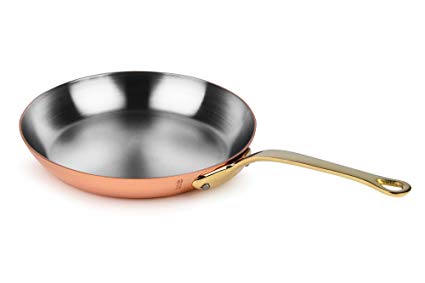 Mauviel M'heritage 250B 2.5mm 10.2-inch Copper Skillet with Bronze Handle