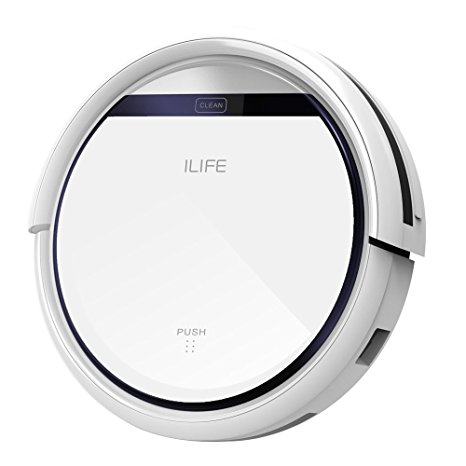 ILIFE V3s Robotic Vacuum Cleaner with Smart Auto Cleaning Dry Mopping Remote Control for Pets Hair (Certified Refurbished)