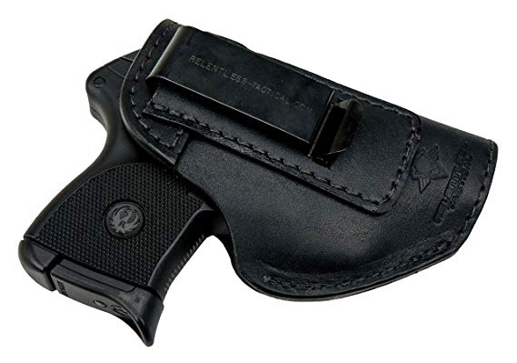 Relentless Tactical The Defender Leather IWB Holster - Made in USA - Fits Ruger LCP, LCP2, Sig P238, P290, S&W Bodyguard .380 and Most .380's - Made in USA