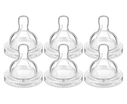 Philips Avent 6 Pack BPA Free Classic Slow Flow Nipple