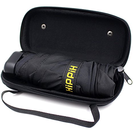 Hippih Small Mini Umbrella with Case Light Compact Design makes it perfect for Travel