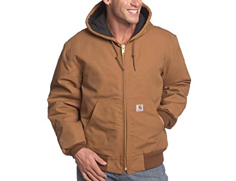 Carhartt Men's Quilted Flannel Lined Duck Active Jacket