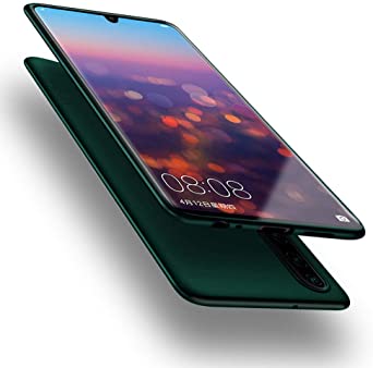 X-level Huawei P30 Case, [Guardian Series] Ultra Thin Slim Soft Flexible TPU Bumper Matt Finish Protective Phone Cover Case for Huawei P30 - Green