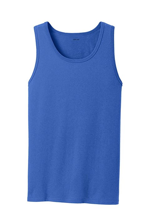 Joe's USA Soft 100% Cotton Tank Tops in Adult Sizes: S-4XL