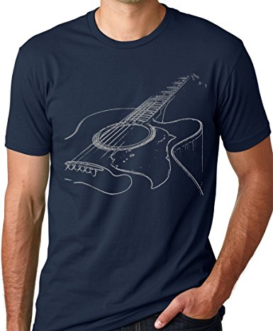 Acoustic Guitar T-shirt Cool Musician Tee