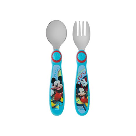 The First Years Disney Baby Mickey Mouse Easy Grasp Flatware