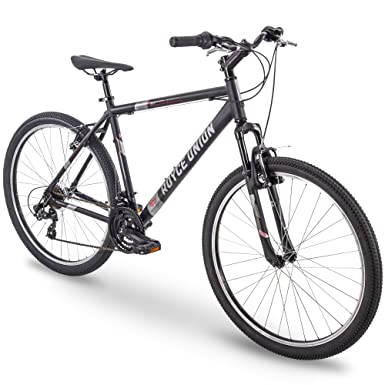 27.5" Royce Union RMT Mens 21-Speed All-Terrain Mountain Bike, 20" Aluminum Frame, Twist Shift, Matte Black