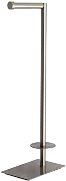 Kingston Brass CC8008 Claremont Freestanding Toilet Paper Holder, 22-3/4-Inch, Satin Nickel