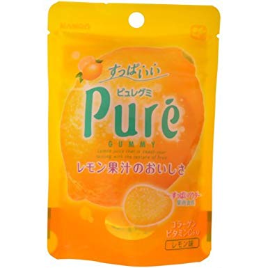 Kanro Pure Gummy Series (Lemon, 1.61 Ounce)