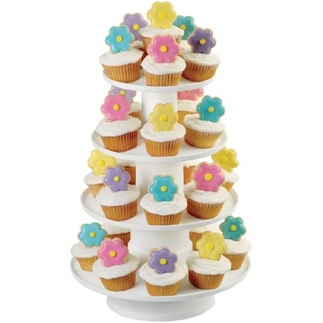 Wilton 4-Tier Stacked Cupcake and Dessert Tower