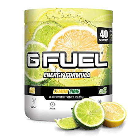 G Fuel Lemon Lime Tub (40 Servings) Elite Energy and Endurance Formula