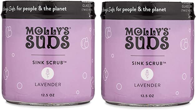 Molly's Suds Sink and All Purpose Scrub, 2 Pack, Lavender Scent