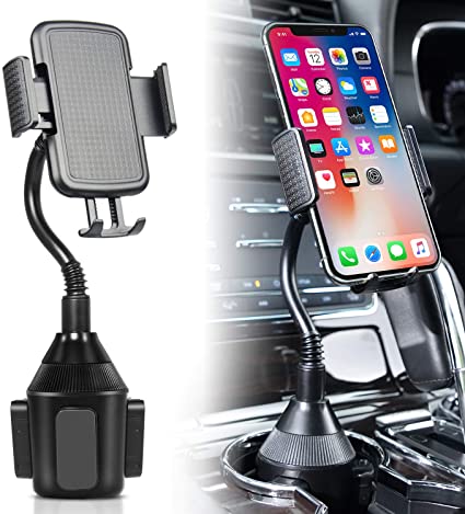 Car Cup Holder, Phone Holder for Car Adjustable Cup Holder for Car Automobile Car Cup Holder Phone Mount for iPhone 12/11 Pro/11/X/8 Galaxy S20/S10/S9/Note 10/9/8 GPS and More