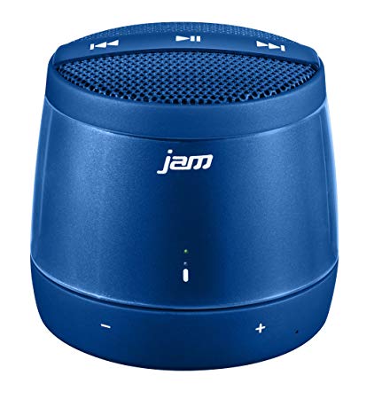 JAM Touch Wireless Portable Bluetooth Speaker, Built In Speaker, Voice Prompts, Capacitive Touch Controls on Speaker, Perfect for Dinner Parties, Outdoor BBQ, Rechargeable Battery, HX-P550BL