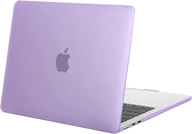 MOSISO Compatible with MacBook Air 13.6 inch Case 2022 Release A2681 M2 Chip with Liquid Retina Display & Touch ID, Protective Plastic Hard Shell Case Cover, Purple