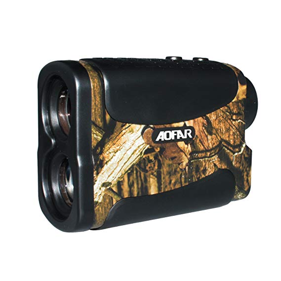 AOFAR 700 Yards 6 X 25mm Laser Rangefinder for Hunting Golf, Measurement Range finder with Speed Scan and Fog.