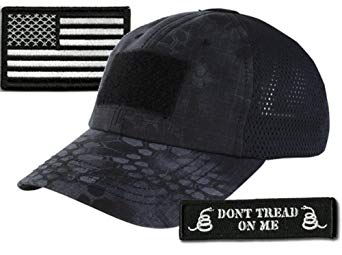 Gadsden and Culpeper Operator Cap Bundle - w USA/Dont Tread Patches