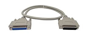 Your Cable Store 3 Foot DB25 25 Pin Serial Port Cable Male/Female RS232
