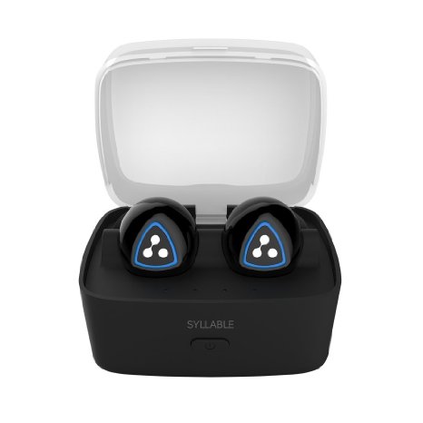 Syllable D900S Mini Wireless V4.0 Bluetooth Earbuds In-ear Design Earphone for Apple iPhone Smart Phones Come with Intelligent Charging Box