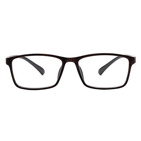 Myopia Glasses Stylish TR90 Frame Shortsighted Eyeglasses -0.50 to -6.00 for Men Women (-6.00) ***Please kindly note these are not reading glasses***