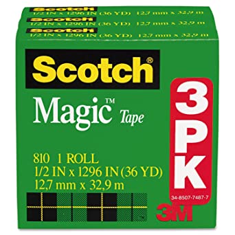 Scotch MMM810H3 Magic Tape Refill