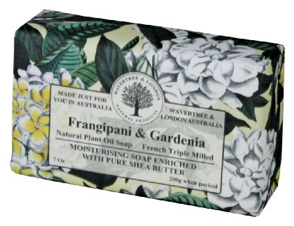 Wavertree & London Frangipani and Gardenia luxury soap (1 bar)