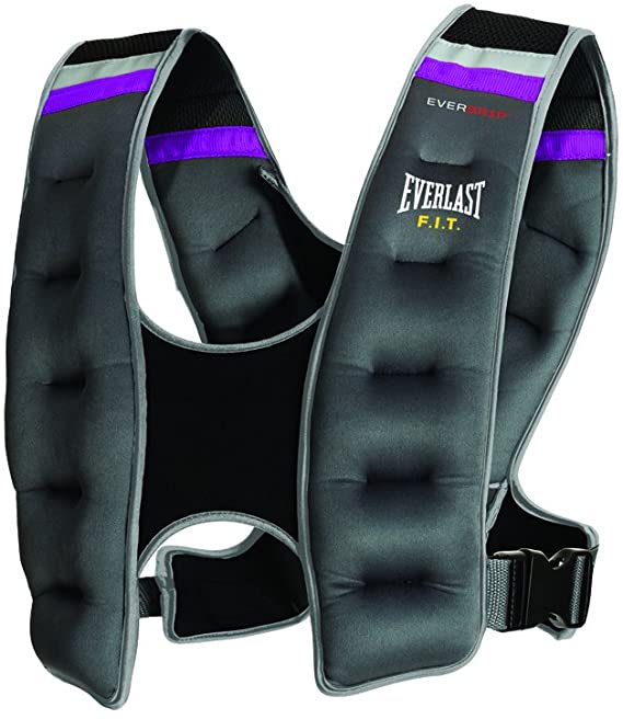 Everlast Weighted Vest W/Reflective Grey