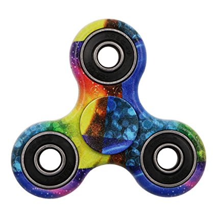 Coloful EDC Tri Fidget Spinner Toy Anxiety and Stress Relief Hand Spinner toy for Adult Children