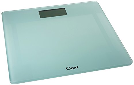 Ozeri Precision Digital Bath Scale (400 lb Edition) with Widescreen LCD and Step-on Activation, in White