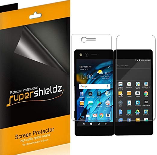 [3-Pack] Supershieldz for ZTE Axon M Screen Protector, High Definition Clear Shield   Lifetime Replacements Warranty