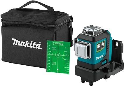 Makita SK700GD 12V max CXT® Lithium-Ion Cordless Self-Leveling 360° 3-Plane Green Laser, Class II, 510-530 nm, 2 mW, Tool Only