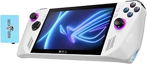 ASUS ROG Ally 7" 120Hz Gaming Handheld - Ryzen Z1 Processor - 16GB - RAM 512GB SSD - White with Dockztorm Hub